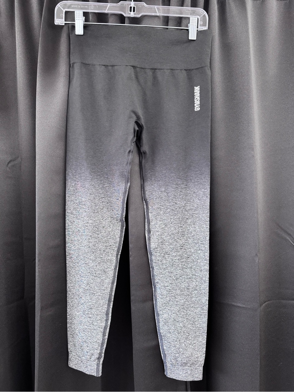 Gymshark Black-to-Gray Ombre High-Waist Leggings